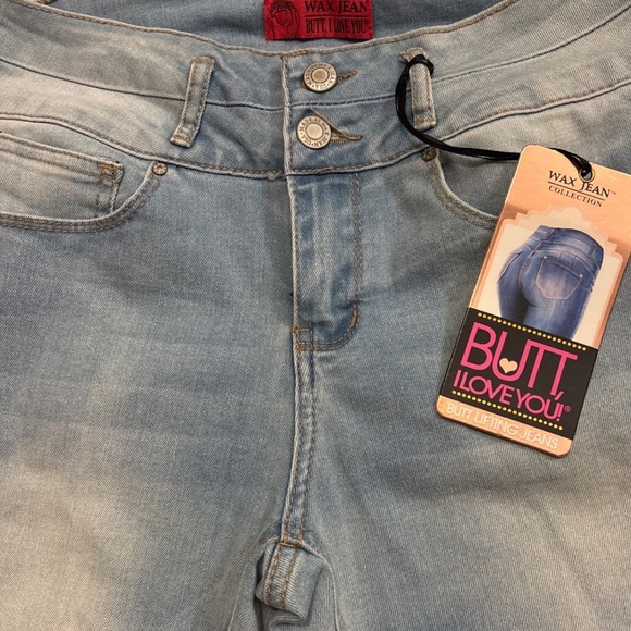 WAX JEAN Collection Light Wash Butt Lifting Jeans Style 90065 Size 7 - Picture 4 of 8